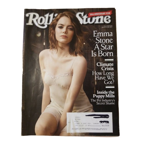 Other - 4/$25  EMMA STONE: A Star Is Born; Rolling Stone   January 2017